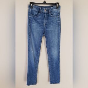 Rag & Bone New York Women's Skinny High Rise Blue Jeans Size 26